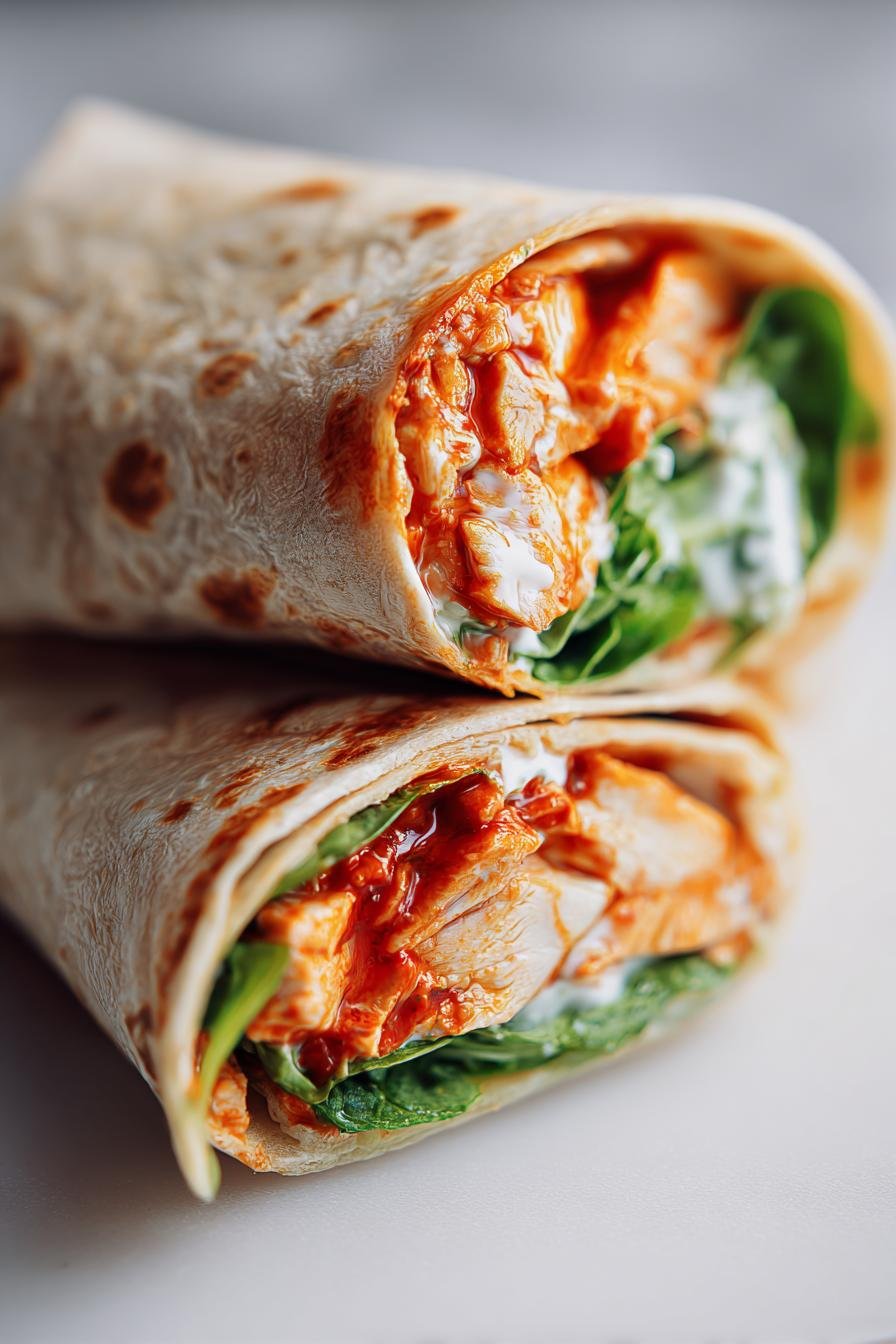 Buffalo Chicken Wrap Lunch Box