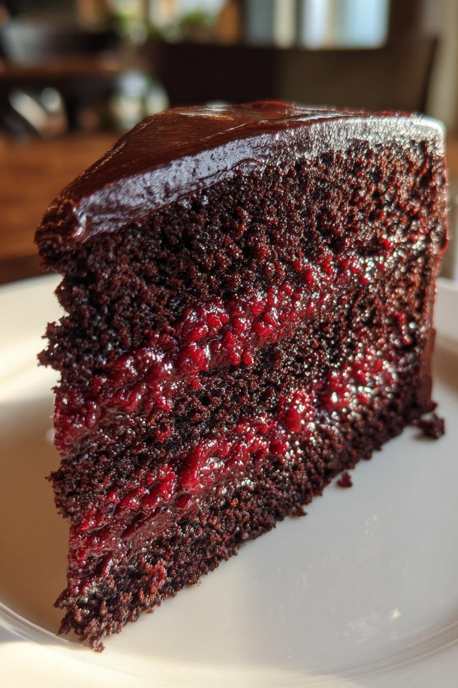 Black velvet cake
