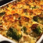 Broccoli, Rice, Cheese, and Chicken Casserole