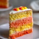 Candy corn cake
