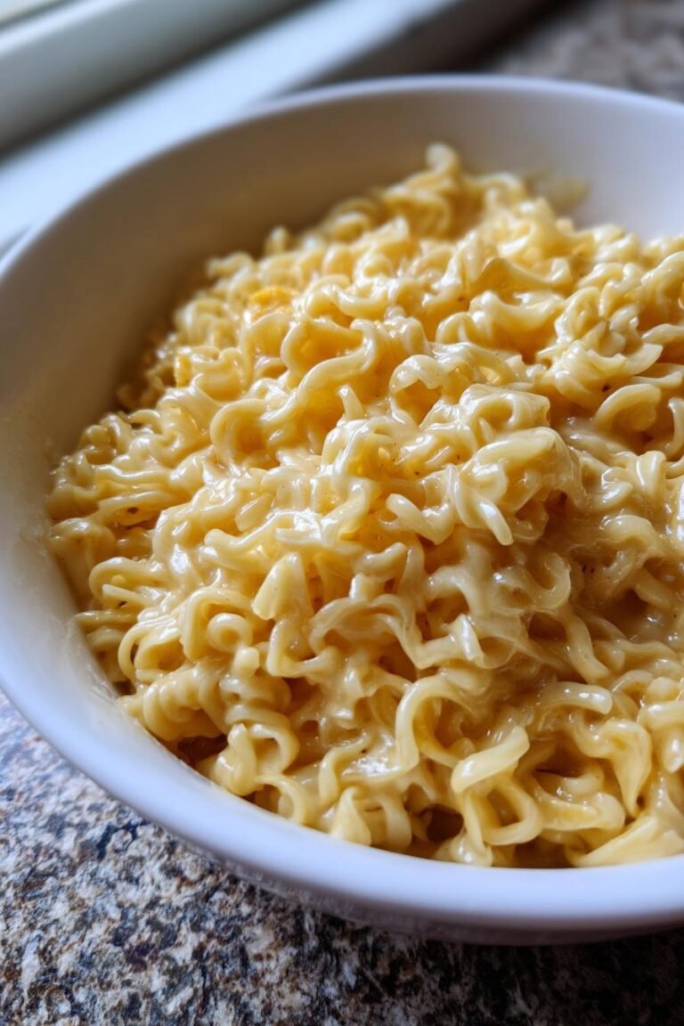 Cheesy Ramen Noodles