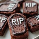 Chocolate tombstone biscuits
