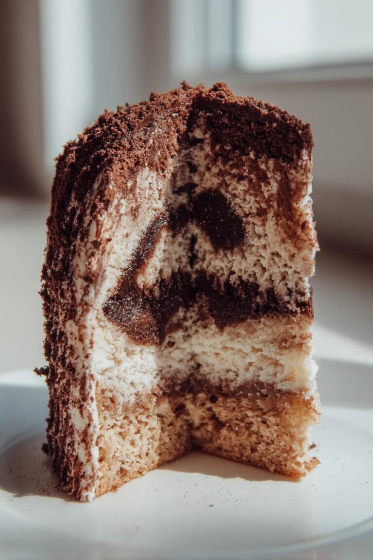 Creepy handprint cake