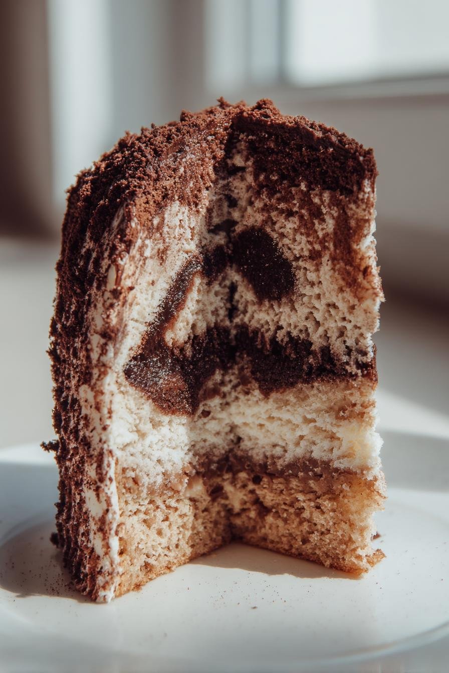 Creepy handprint cake