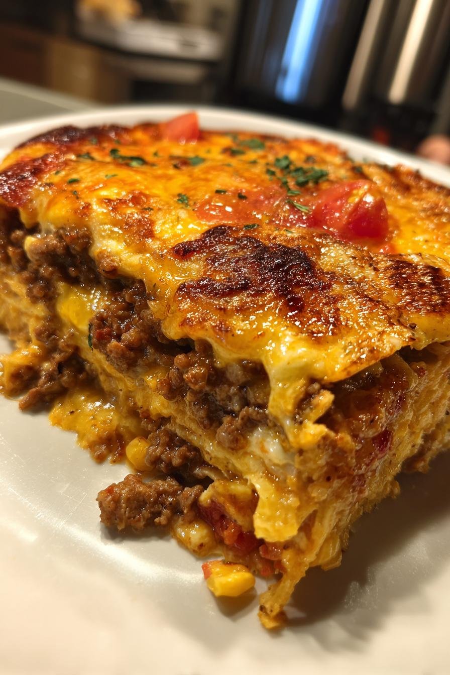 Crunchwrap Casserole