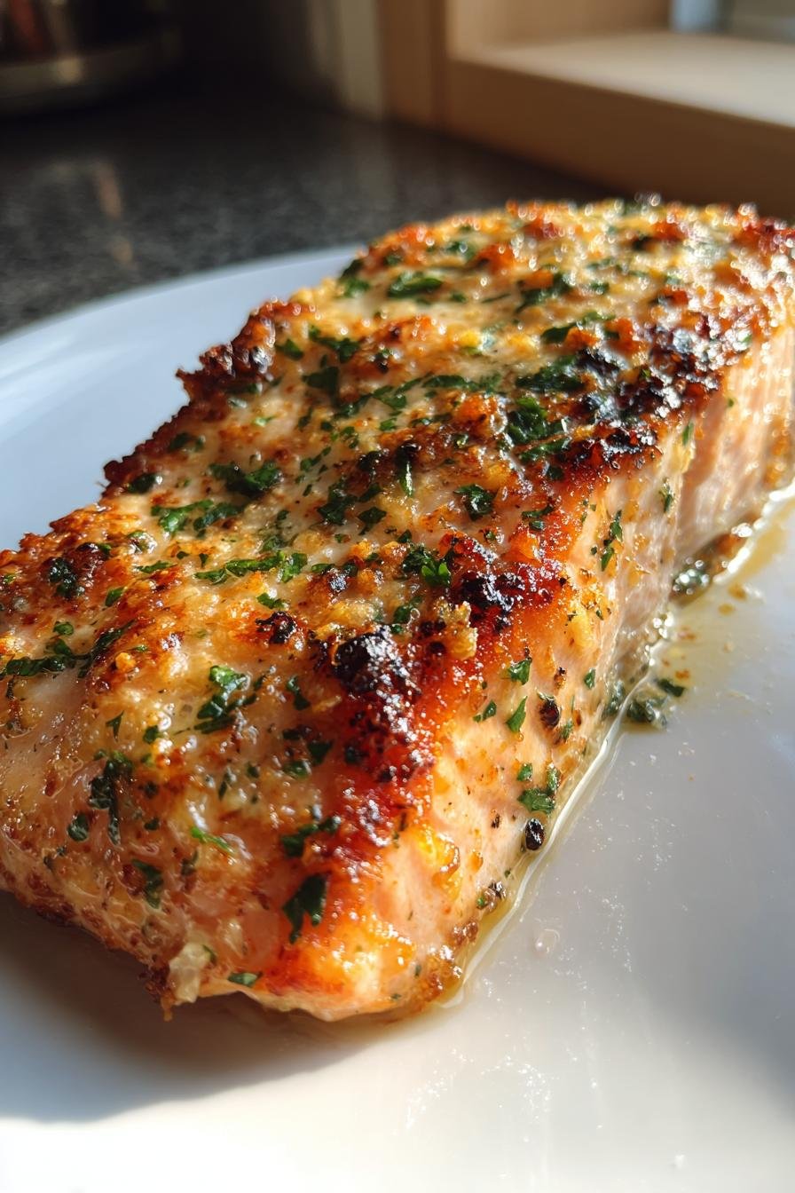 Garlic Butter Parmesan Salmon