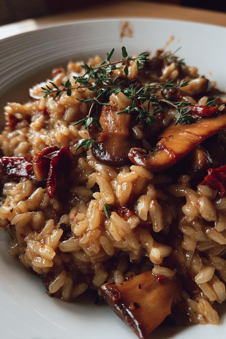 Gourmet Mushroom Risotto