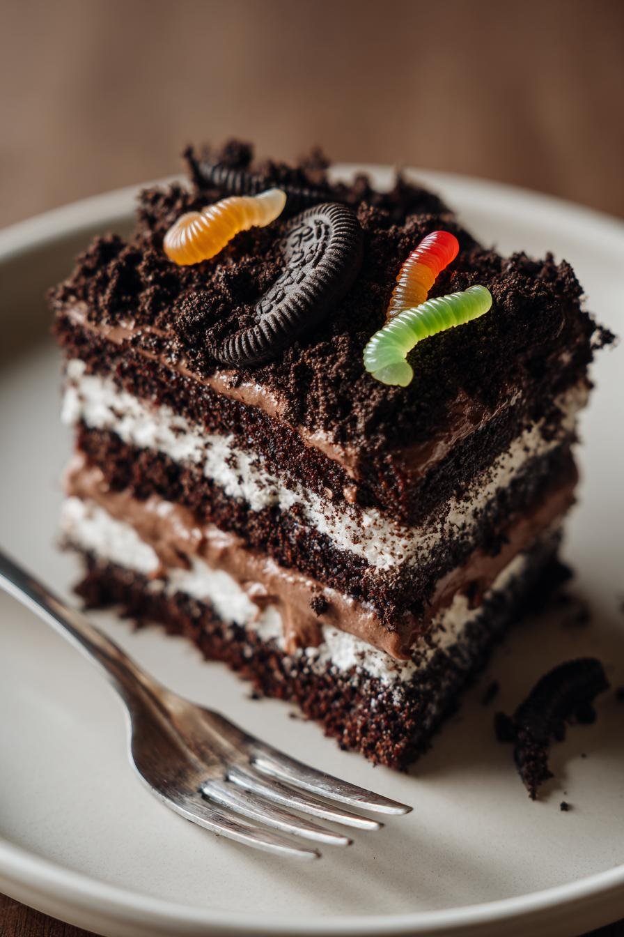 Graveyard dirt cake