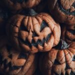 Jack-o’-lantern cookies