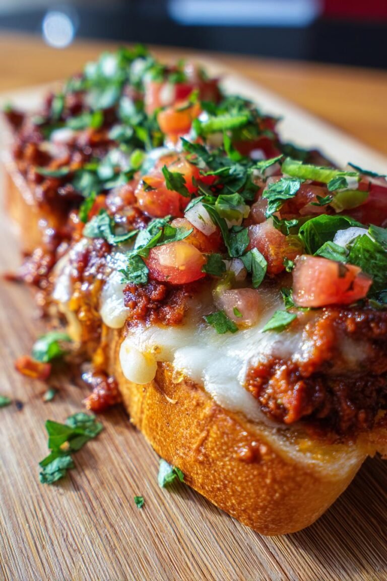 Molletes con Chorizo