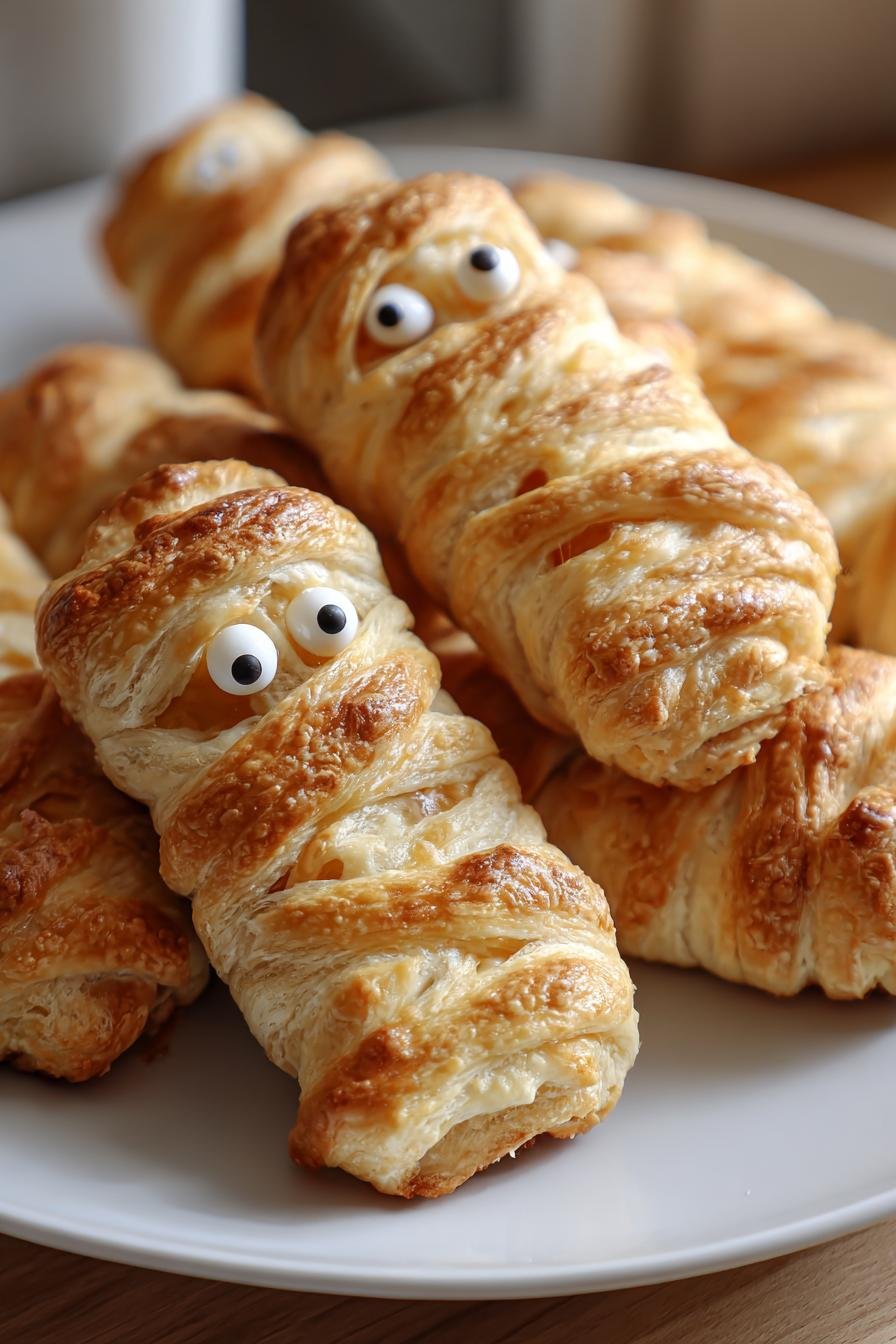 Mummy wrapped biscuits