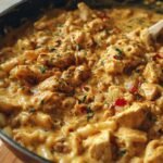 One Pot White Chicken Chili Mac & Cheese