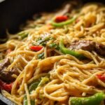 Philly Cheesesteak Pasta
