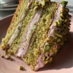 Pistachio Rose Cream Cake