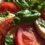 Simple Caprese Salad with Basil