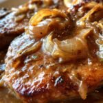 Slow Cooker French Onion Pork Chops