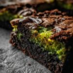 Swamp monster cookie bars