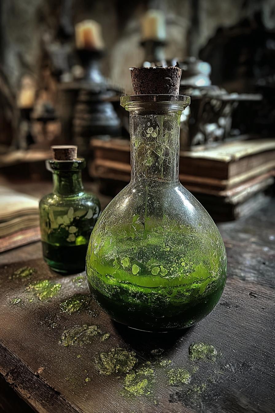 Toxic green potion