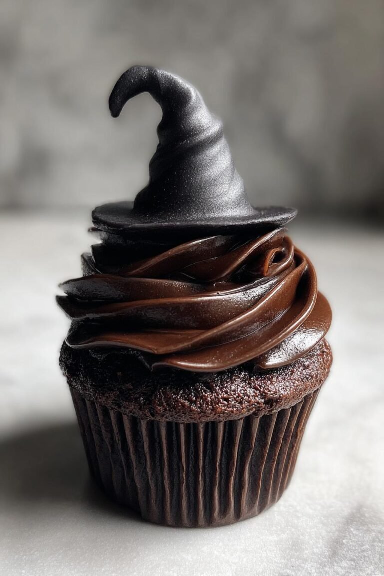 Witch hat cupcakes