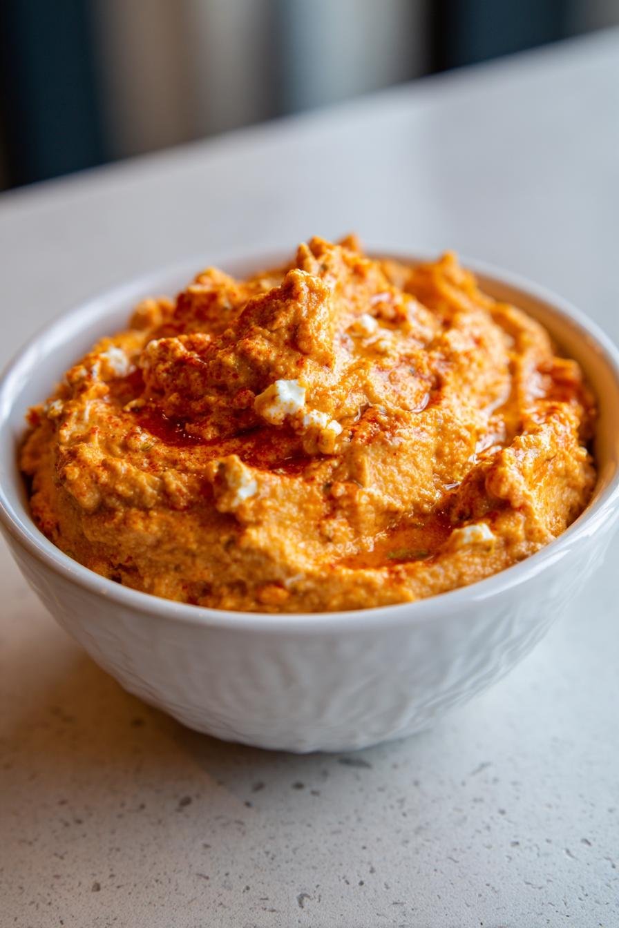 pumpkin whipped feta dip