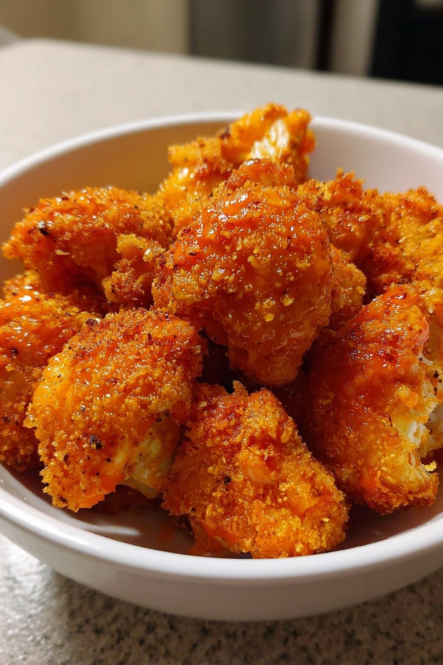 Air Fryer Buffalo Cauliflower