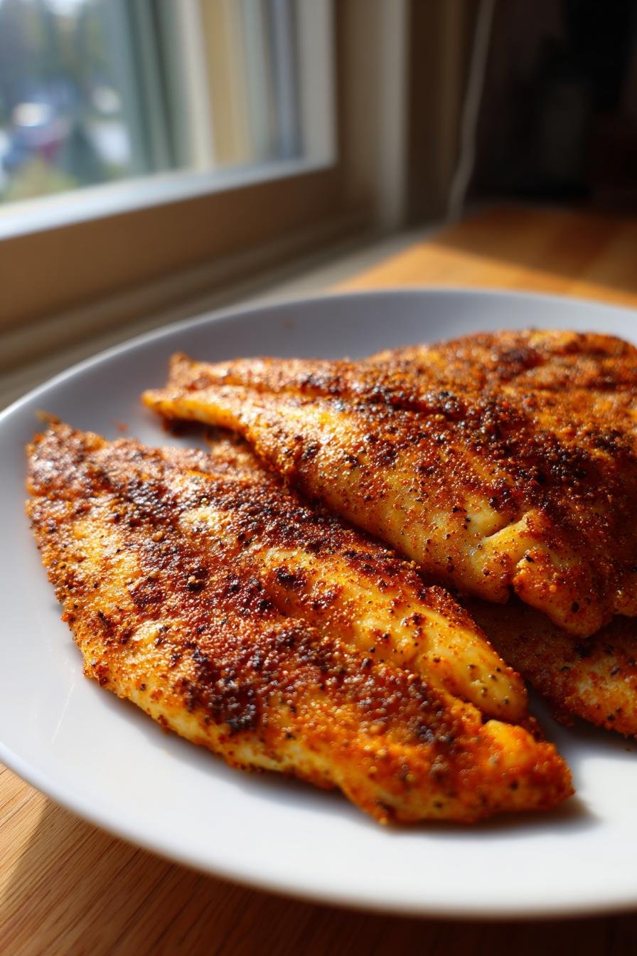 Air Fryer Cajun Catfish