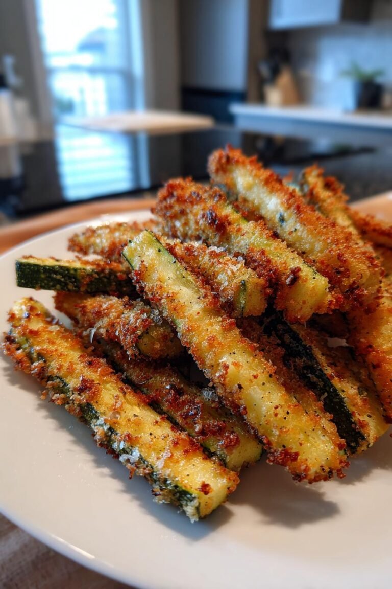 Crispy Air Fryer Zucchini Fries in Just 15 Minutes
