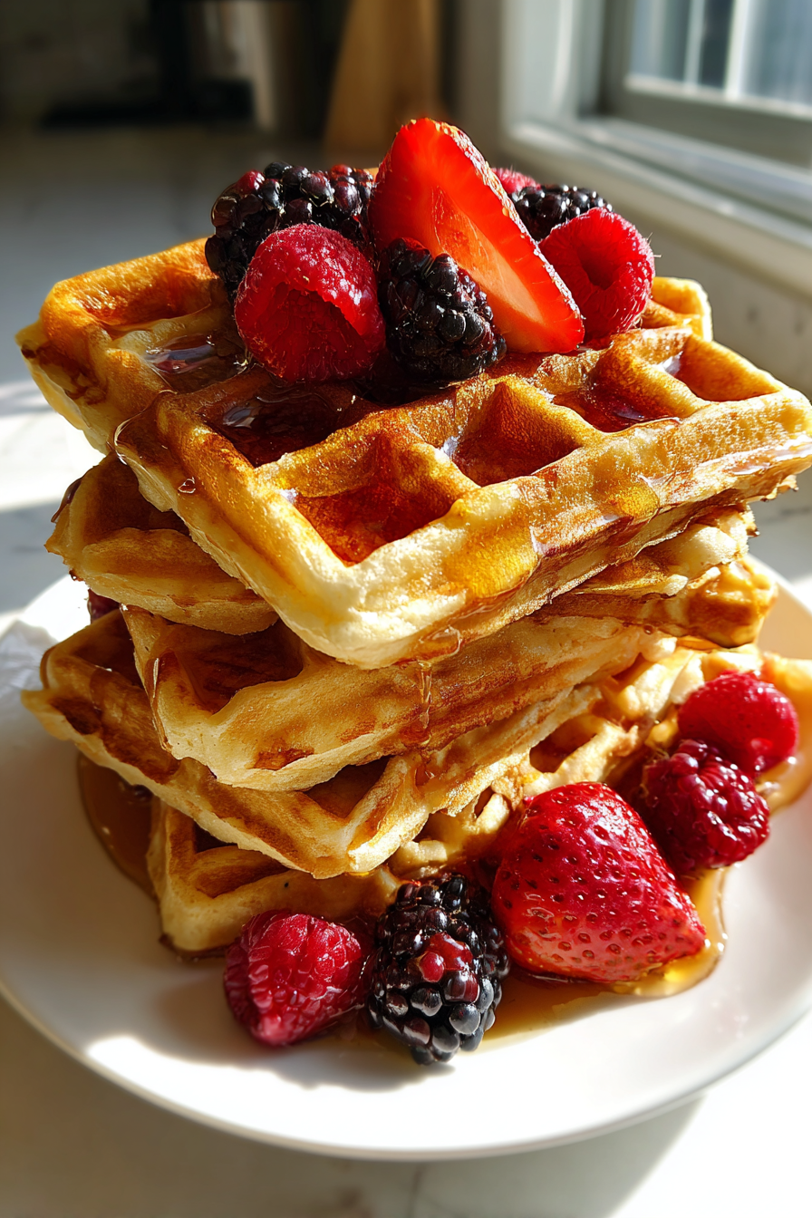 Almond Flour Waffles Keto