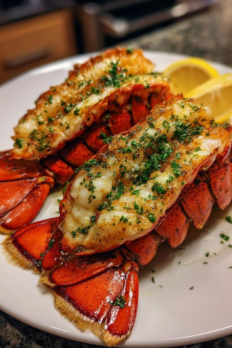Butter Garlic Lobster with Lemon Zest