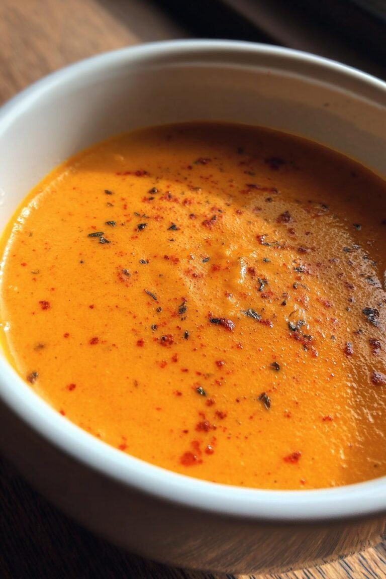 Creamy chipotle cauliflower soup