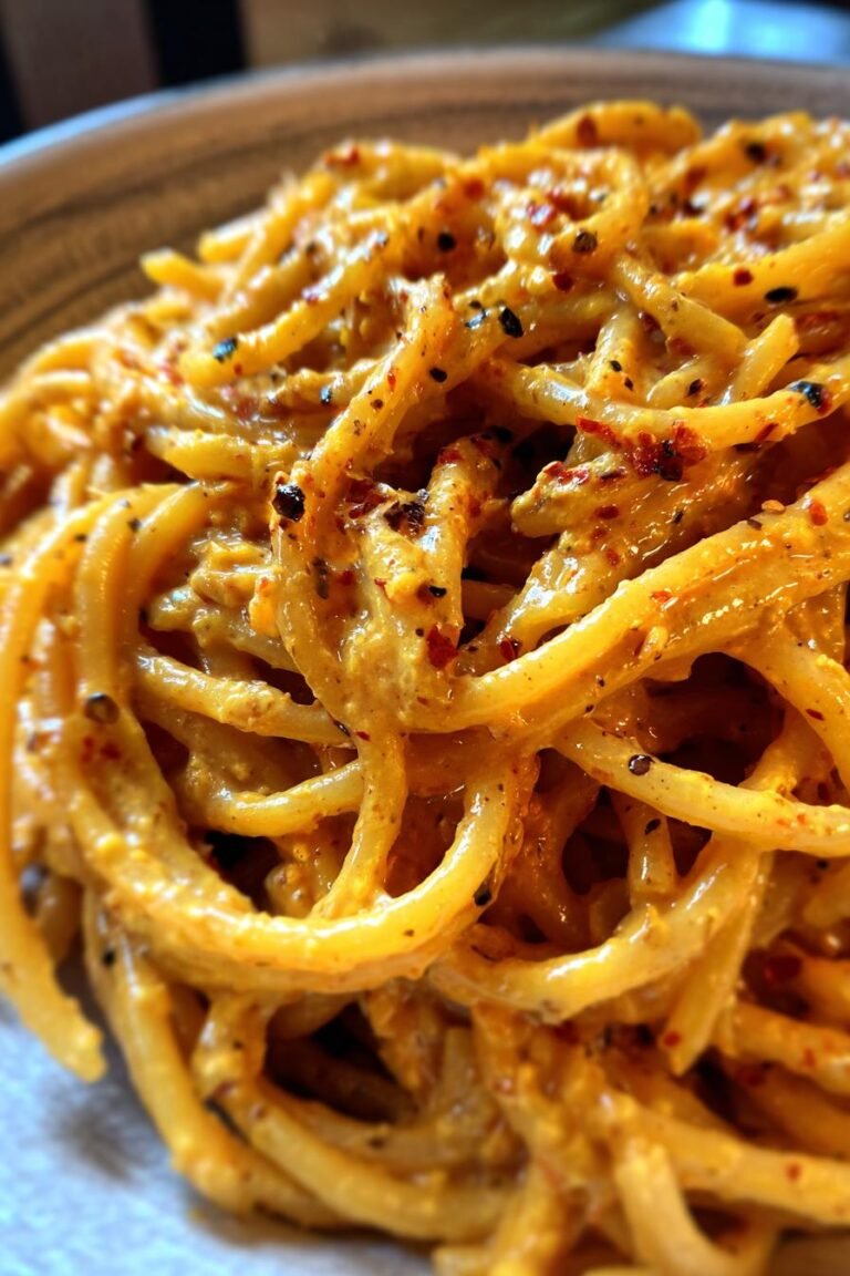 Creamy miso butter noodles