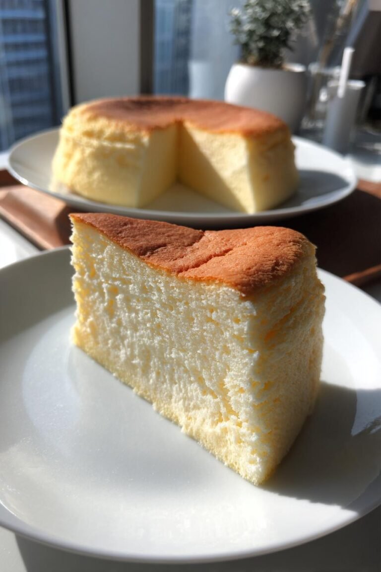 Fluffy Japanese cheesecake