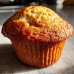 Fluffy banana muffins