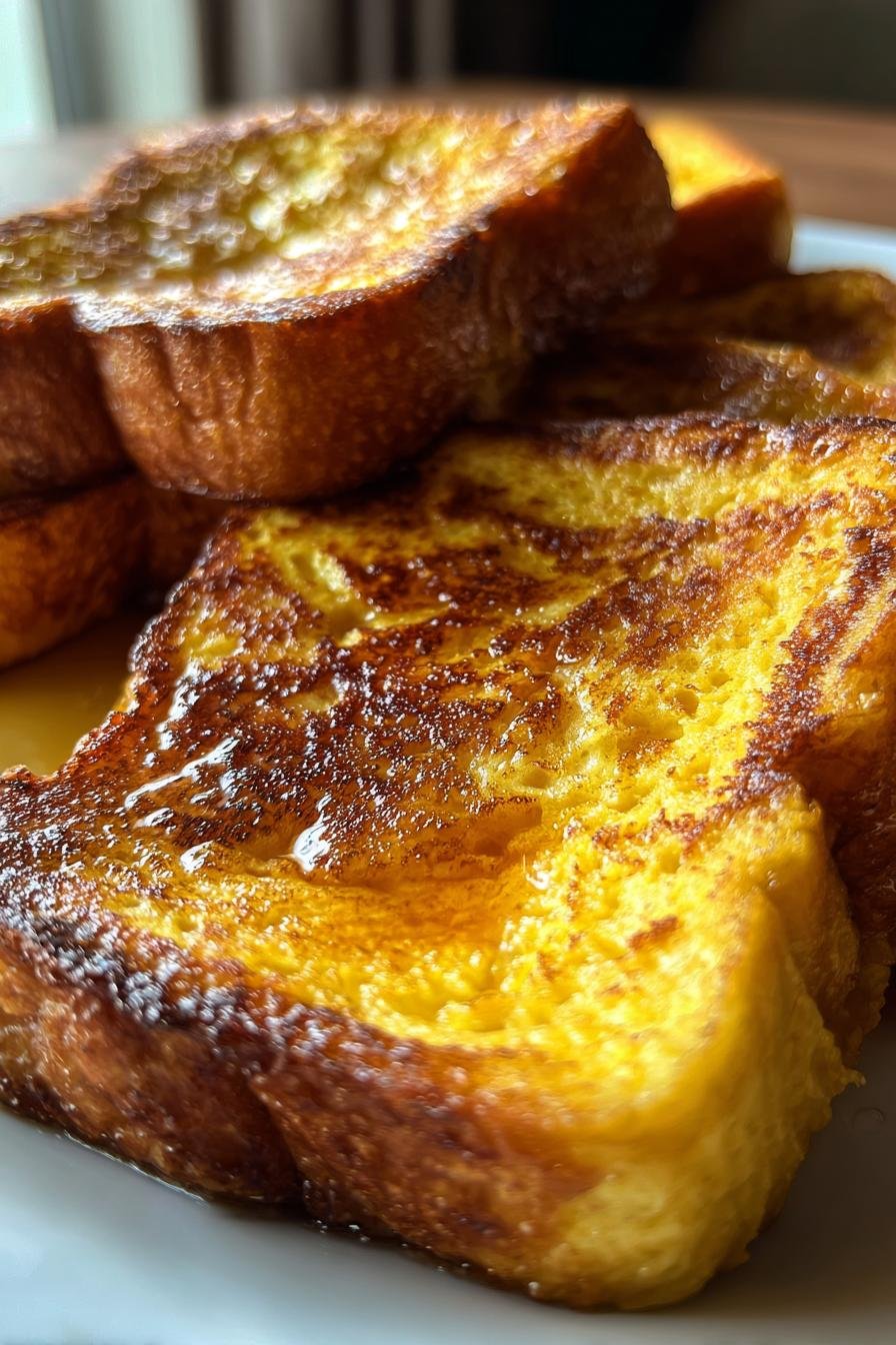 Fluffy brioche French toast