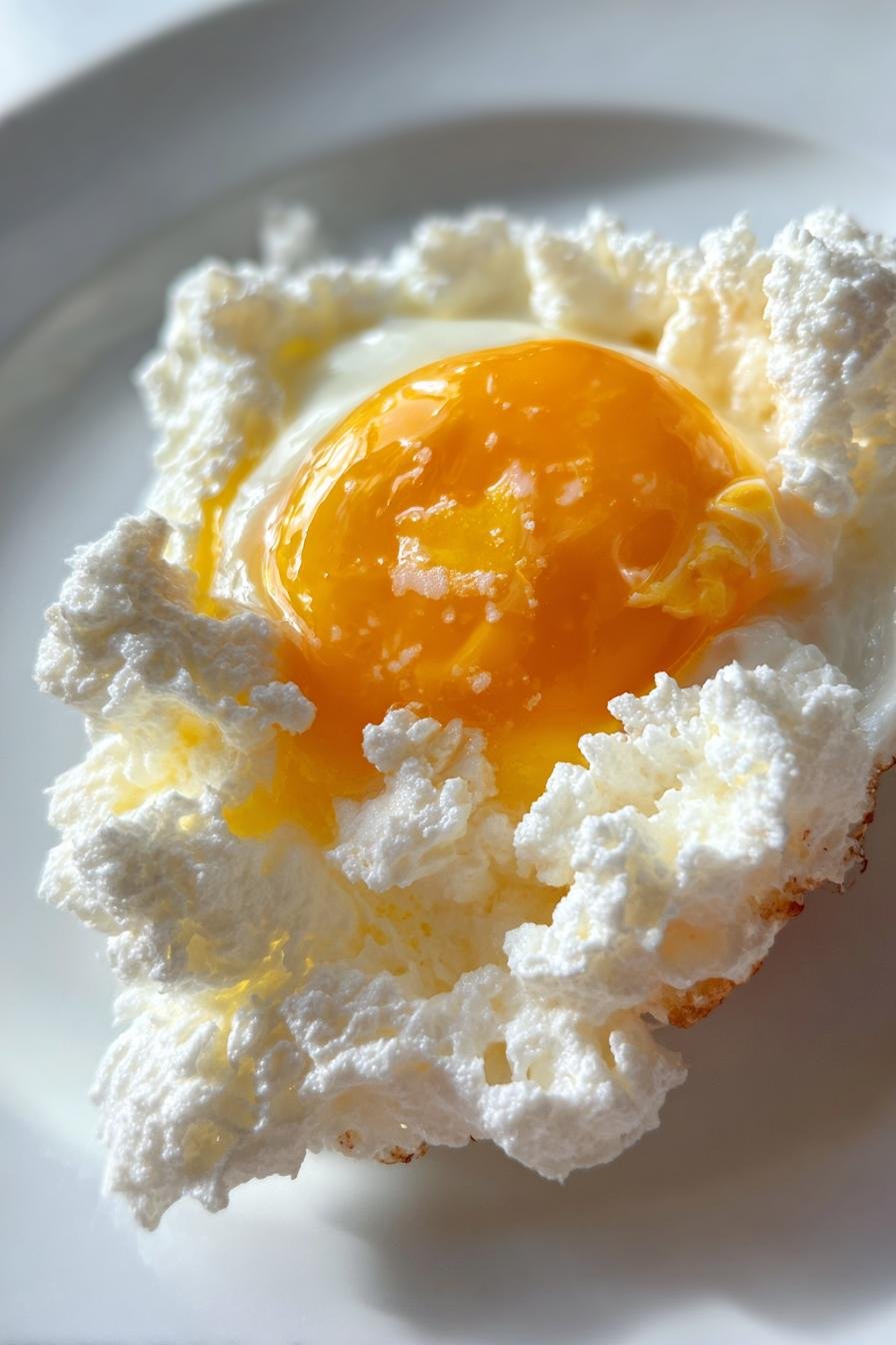 Fluffy cloud eggs