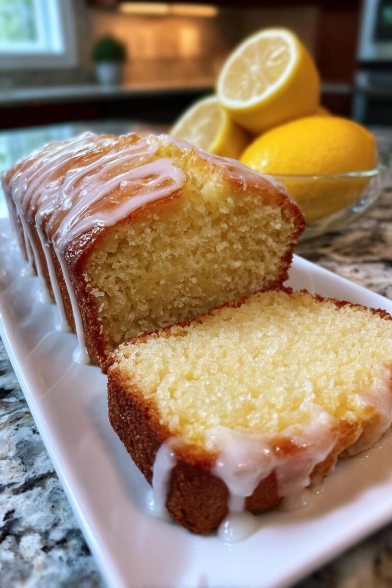 Fluffy lemon loaf