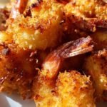 Gluten free crispy coconut shrimp