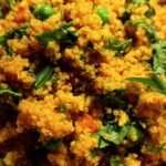 Healthy turmeric quinoa pilaf