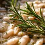 Healthy white bean rosemary soup