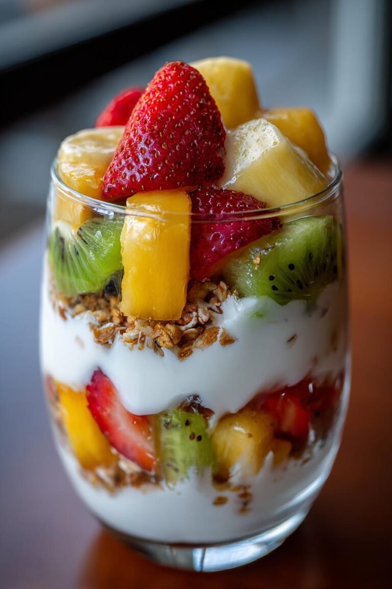 High Protein Coconut Yogurt Parfait
