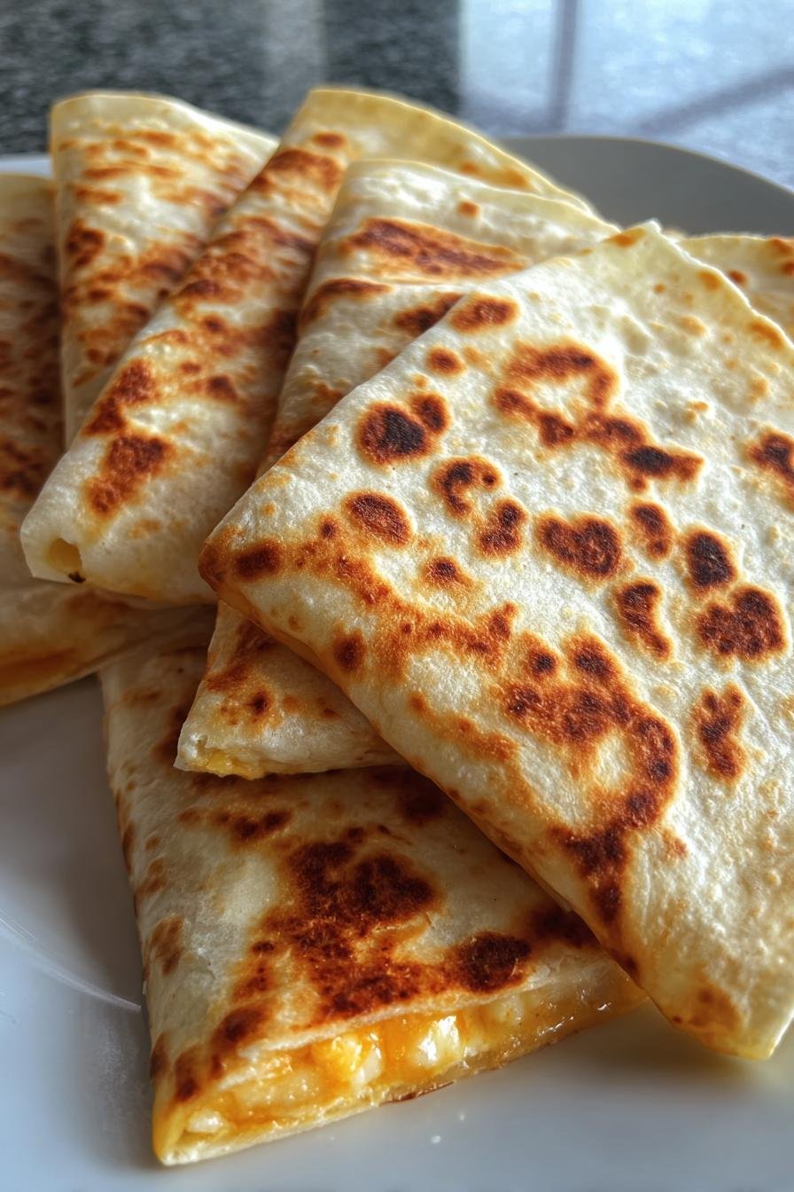 High protein egg white quesadillas