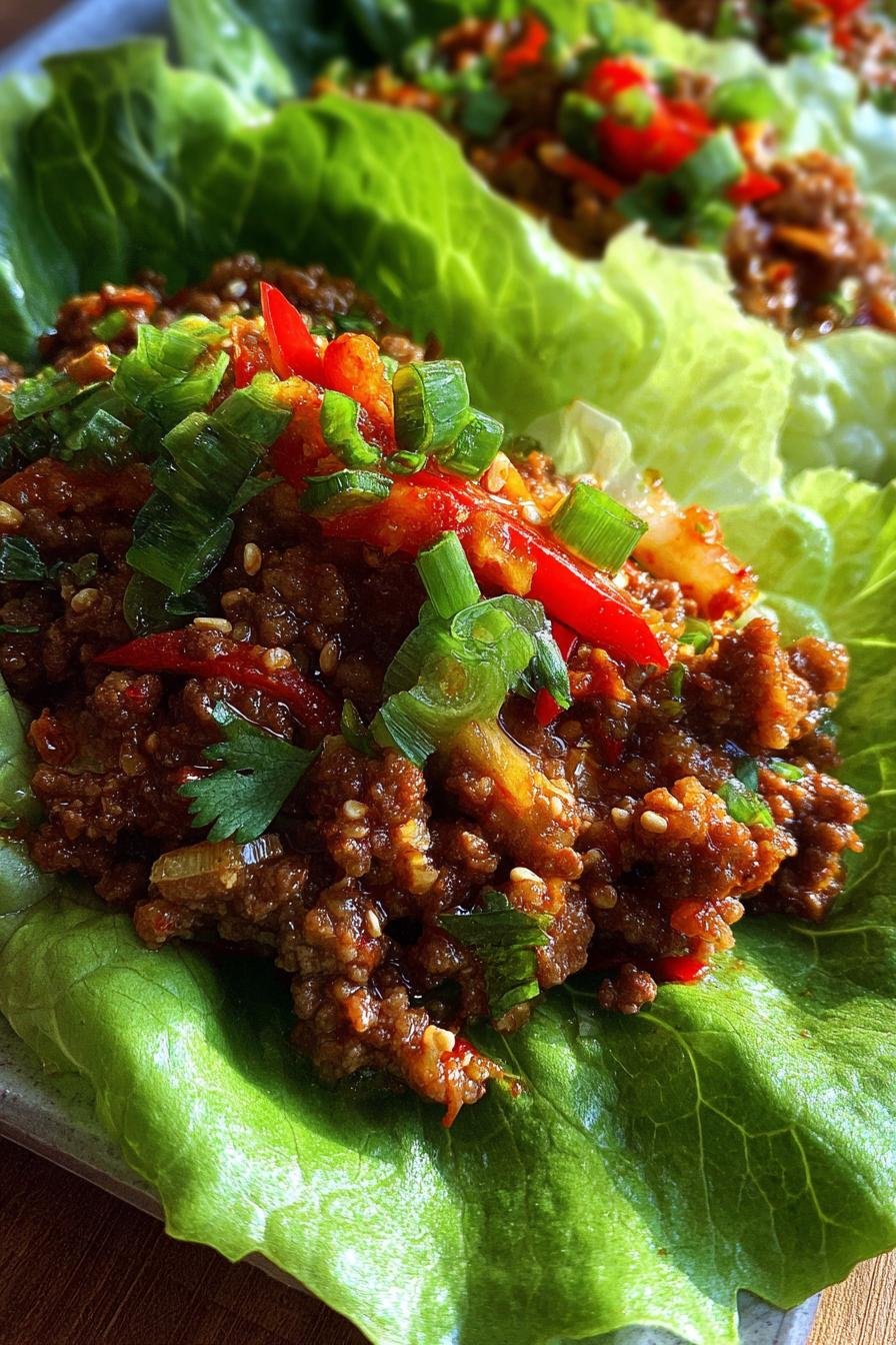 Keto Bulgogi Lettuce Wraps
