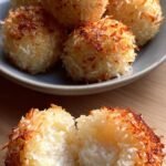 Korean Coconut Mochi Bites