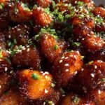Korean Honey Garlic Chicken Bites