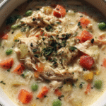Low Carb Chicken Pot Pie Soup