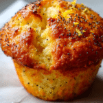 Low Carb Lemon Poppy Seed Muffins