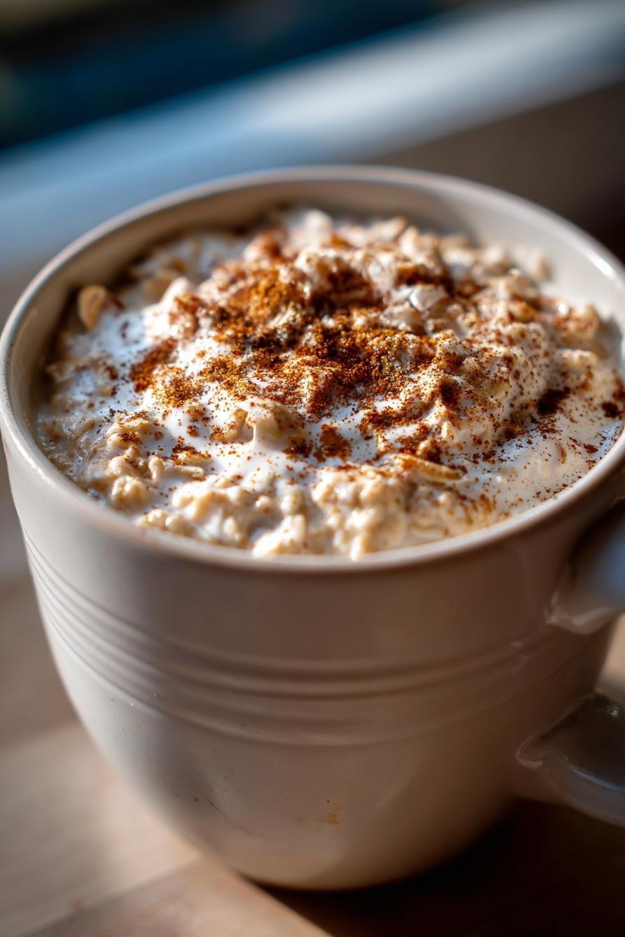 Maple cinnamon overnight oats