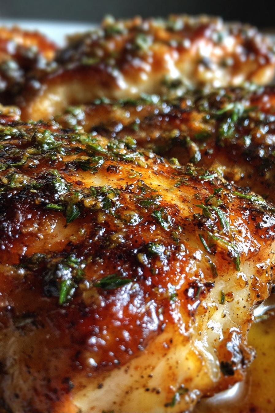 Maple dijon sheet pan chicken