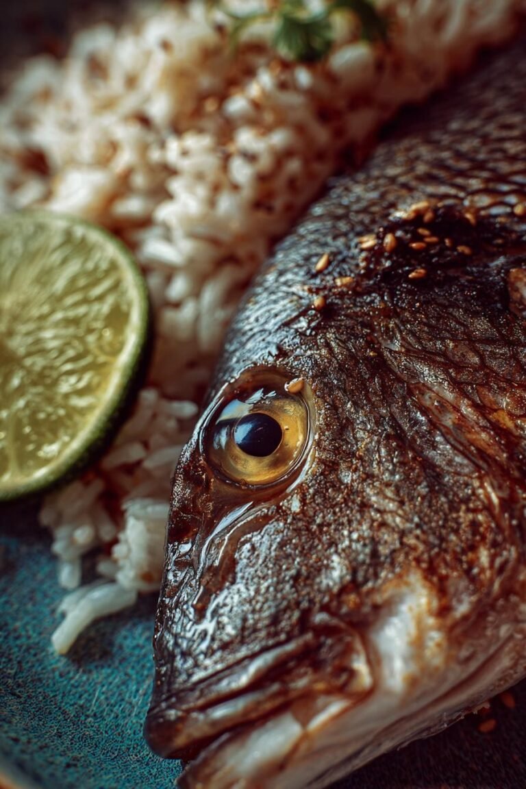 Miso Glazed Sea Bass with Sesame Rice