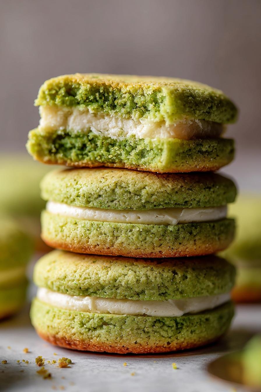 Pistachio Butter Cookie Sandwich